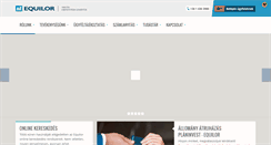 Desktop Screenshot of equilor.hu